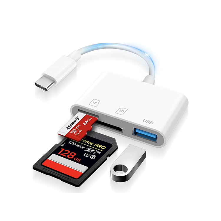 iPhone USB C SD Card Reader