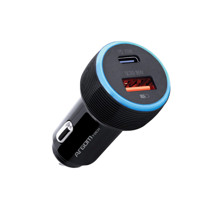 ArgomTech Dual Fast Car Charger (38W)