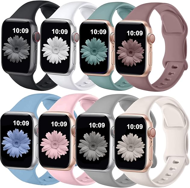 Apple Watch Multi-Color Silicone Bands
