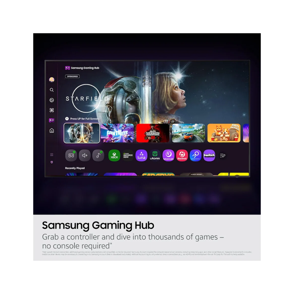 Samsung 65" Crystal UHD 4K Smart TV