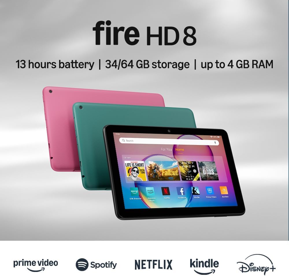 Amazon Fire HD 8 Tablet (Newest Model)