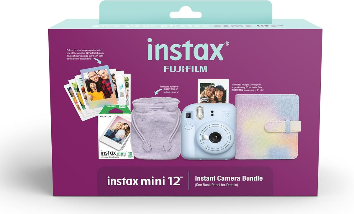 Fujifilm Instax Mini 12 Polaroid Bundle