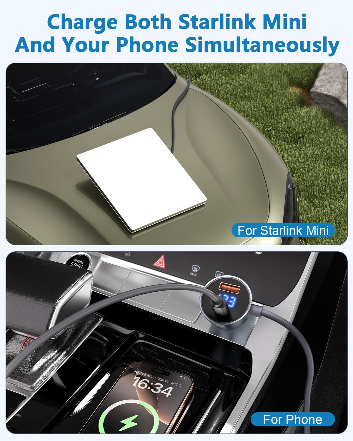 Starlink Mini Power Cable