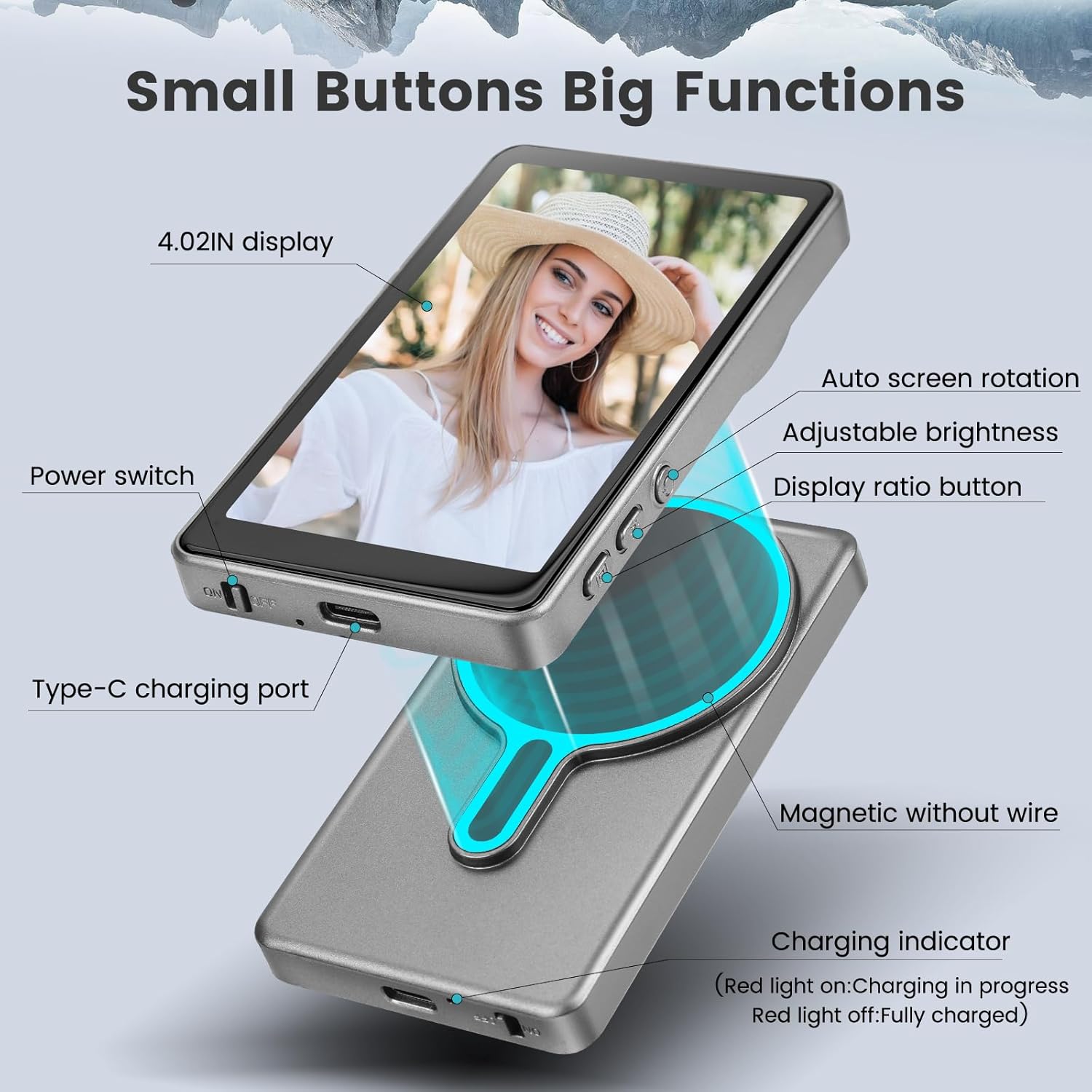Magnetic Selfie Screen