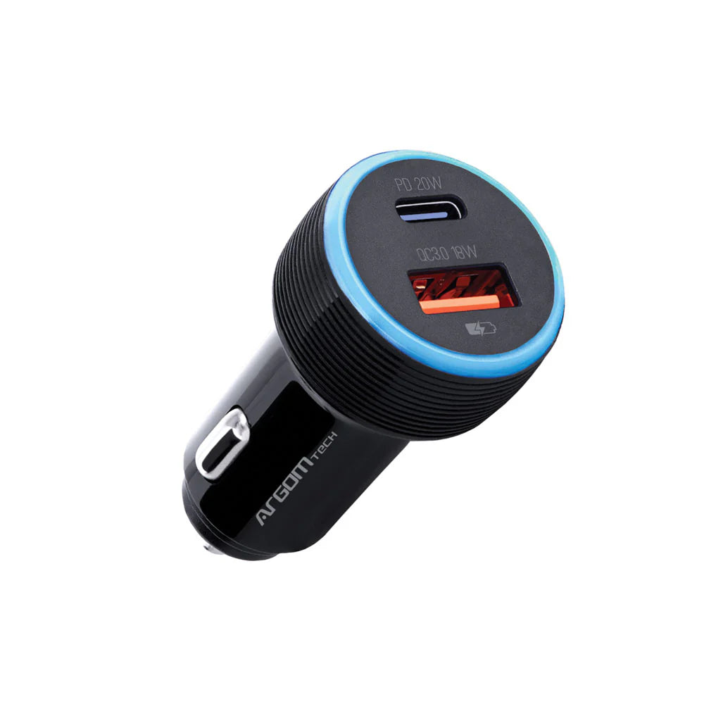 ArgomTech Dual Fast Car Charger (38W)