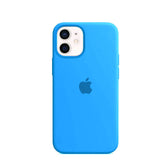 Apple Silicone Case (Baby Blue) Mobile Phone Cases linkupbah