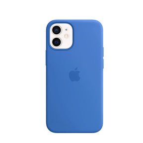 Apple Silicone Cases (Blue) Mobile Phone Cases linkupbah